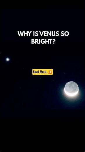 Why is Venus So Bright? #venus