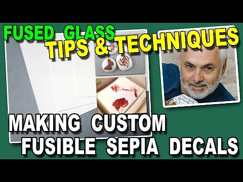 How to Make Custom Fusible Decals for Fused Glass Projects