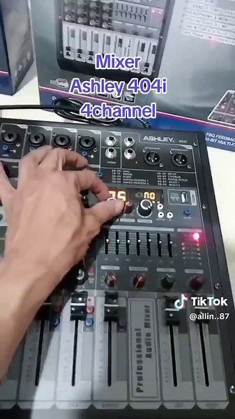Mixer Ashley 404i Original dengan Garansi 1 Tahun
