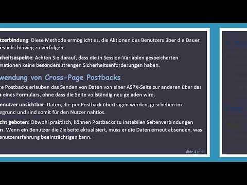 Die besten Methoden, um Daten an eine ASPX-Seite in ASP.NET 2.0/3.5 zu senden