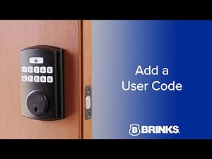 Brinks Electronic Deadbolt - Adding a User Code