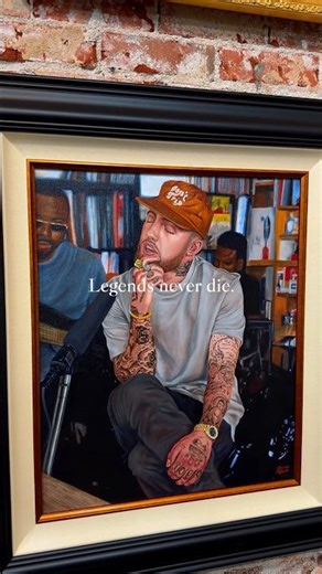 A #Tribute to Mac Miller Through Oil Painting #art #macmiller