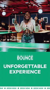 11K views |  Get your ping pong on at Bounce from just £6!  Smash it on classic Ping Pong  Level up with high-tech Ping Pong X  Sink it with epic Beer Pong 壟 Top it off with Bottomless Brunch for the ultimate day out! Don’t just sit there—book your spot now and let the fun serve you right! | Bounce | Facebook
