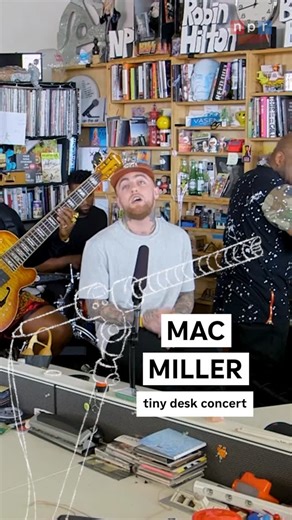 NPR Music on Instagram: "Happy Birthday, Mac🎈⁠ ⁠ Help us celebrate by watching Mac Miller's memorable, iconic Tiny Desk at the link in our bio❤️"