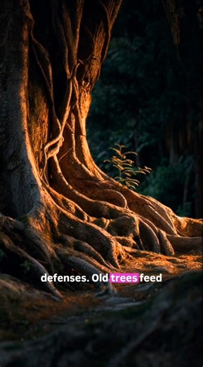 Trees Communicate Using a Hidden Underground Network 🛜 #shorts #tree #trending #network