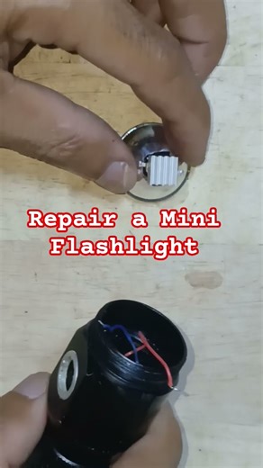 How to Repair a Mini Flashlight | Simple Fix Tutorial #flashlight #flashlights #diyprojects #repair