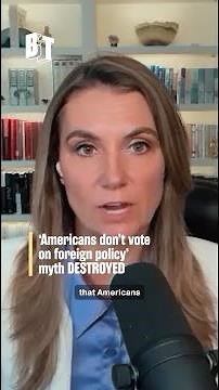 'Americans don't vote on foreign policy' myth DESTROYED