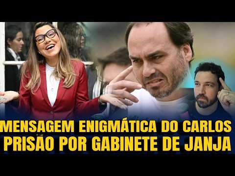 #3 ENIGMATIC MESSAGE FROM CARLOS BOLSONARO AND THE ARREST INVOLVING THE VANDALISM OF JANJA'S OFFICE