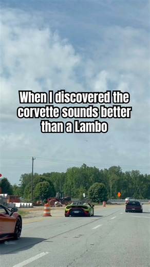 Corvette LS sounds better than a Lamborghini