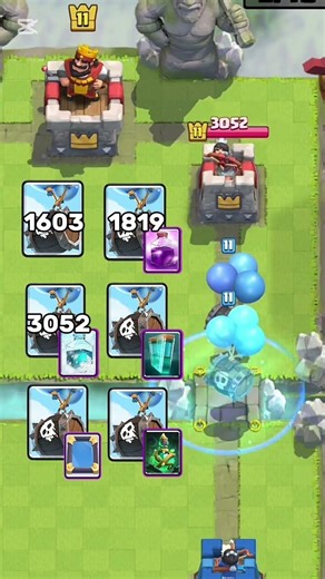 Skeleton Barrel 🔥 #clashroyale #shorts