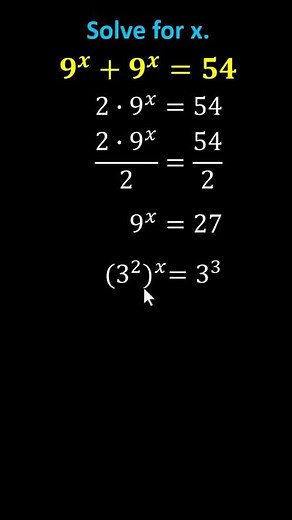 Math Challenge: Solve an Equations with a Sum of Exponential Terms #maths