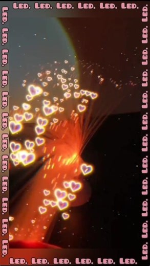 Most Beautiful Heart LED Lamp 😍 | Aesthetic Light Setup #shorts