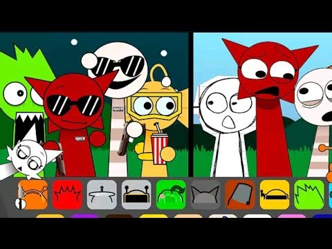 Incredibox Sprunki Retake But Agent + ACID Version Wyrum VS Mroona!! All ACID Reactions