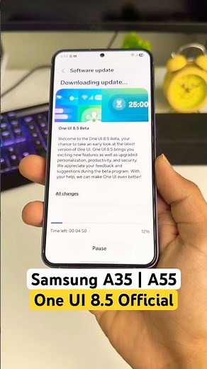 Samsung A35, A55 One UI 8.5 Official Update | Features & Date