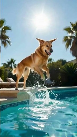 I Can’t Believe Animals Jump Like THIS Into a Pool 😳💦