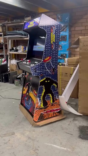 5.3K views · 23 reactions | Check out this Space Invaders Arcade Machine in all its glory ️ Don't miss out on the fun, get yours today! Link is in our bio to shop  #spaceinvaders #arcademachine #arcademachineaustralia #amanandhiscave #mancavesaustralia #mancave #mancaveinspo #mancaveessentials #garage #basement #shed #retrogames | A Man & His Cave | Facebook