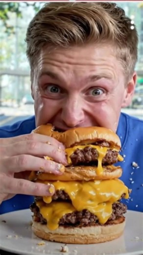 BIGGEST Burger Fail Ever 😱🍔#funny #memes #viral #foodie