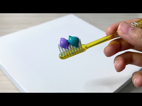 🌊🎨 The Easiest Way For Realistic Sea Waves✨|Simple technique/Acrylic Painting for Beginners