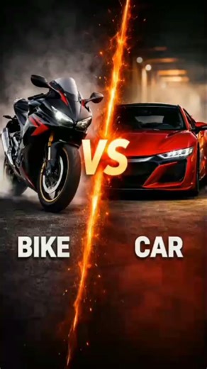 Bike v/s Car #bmw #honda #bike #car #viral #shorts #trending #competition #race