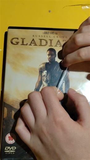 Unboxing " Il Gladiatore " dvd