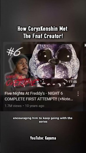 CoryxKenshin Met The Fnaf Creator!
