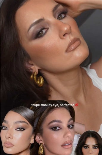 Taupe Smokey Eye Makeup Tutorial for Y2K Vibes
