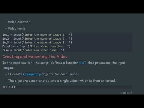 How to Create a Photo Video Maker in Python: Solving the Blank Screen Issue