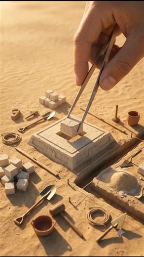 Miniature Ancient Egyptian Pyramid Construction Timelapse | DIY Tiny Wonder Built Stone by Stone