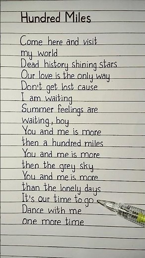 yall hundred miles lyrics