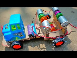 How to Make an RC dc motor Car | Homemade DC Motor from Scratch | using 4 motor
