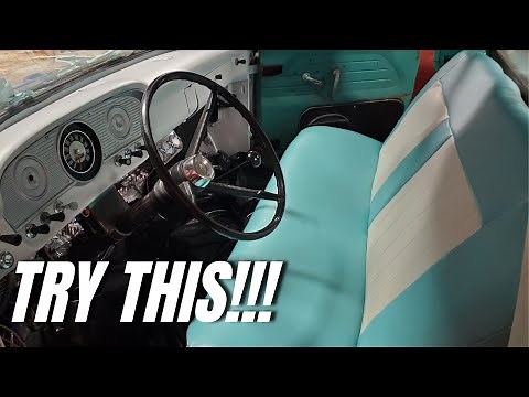 PROUD OF THIS! | How to Make Your Own Bench Seat Covers! | 1963 F100 INTERIOR UPHOLSTERY
