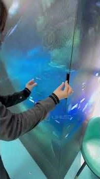 Did you notice that one module of the 90-degree folded LED wall was installed upside down? #led