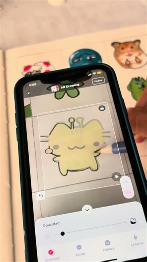 Pintando Memes / Stickers parte 3👽 Alíen#DIY #sticker #alien #manualidades #fyp