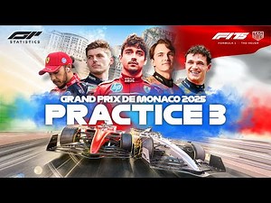 LIVE F1 Practice 3 | Monaco GP 2025 Live Timing | Realtime Data