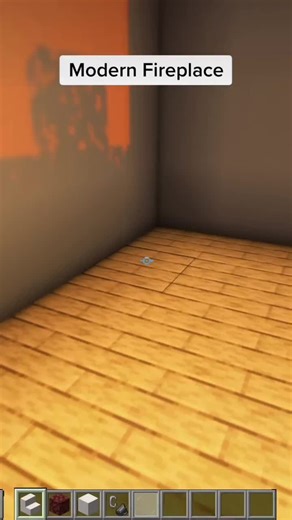 How to make a realistic fireplace in Minecraft 🤩 || #minecraft #minecrafttips #minecrafttutorial #minecraftinspiration #minecraftmemeshacks #minecraftbuildingideas #minecraftbuilds #minecraftbuildings