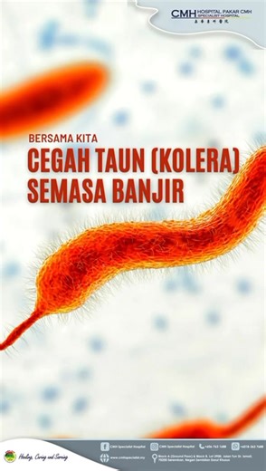 Kolera: Ancaman Senyap Semasa Musim Banjir ‼️ Banjir bukan sekadar...