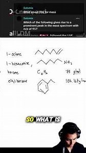 Mass Spectrometry Organic Chemistry Practice Problem