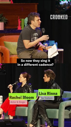 Crooked Media on Instagram: "Lovett, Lisa Rinna, and Rachel Bloom assess the partisanship of the new Alphabet song. #LovettorLeaveIt #CrookedMedia #LisaRinna #RachelBloom"