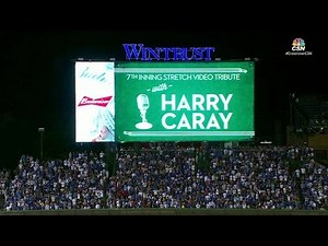 CWS@CHC: Cubs play video of Caray during stretch