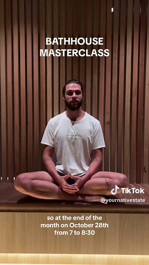 Come and experience a Bathhouse Masterclass on 24.10.23 🧖🏽‍♂️🧖🏽‍♀️ Tickets available on the Native State website