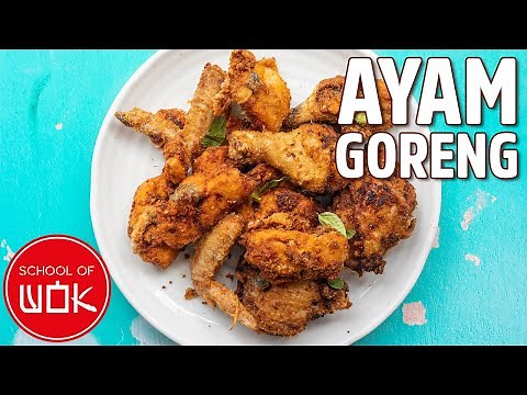 Simply Delicious Ayam Goreng (Whole Fried Chicken) Recipe!