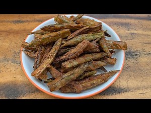 Easy Crispy Fried Okra Recipe | How to Make Crispy Okra