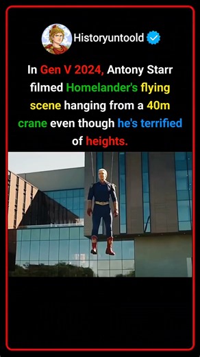 Antony Starr Faced His Biggest Fear for Homelander #homelander