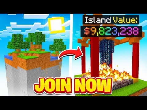 BEST SPAWNER FARM on NEW MINECRAFT SKYBLOCK SERVER! | Minecraft OP Skyblock | EP #2