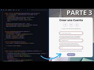 VALIDACION DE FORMULARIO DE REGISTRO CON JS - COMPLETO | PARTE 3