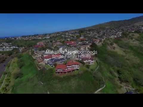 Aerial Tour of Popular Makakilo Homes Neighborhoods