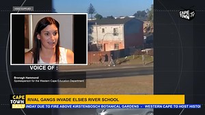 🚨 GANG VIOLENCE SHAKES ELSIES RIVER Residents of Elsies River are living in fear as gang violence escalates. A shocking video circulating on social media shows rival gangs from Clarke and Eureka estates exchanging gunfire, putting innocent lives at risk. The violence even spilled into Matroos Holy Trinity Primary, where gangsters shot at each other inside the school playground. 🔊 Bronagh Hammond, spokesperson for the Western Cape Education Department, weighs in on the crisis. 📺 Catch the full