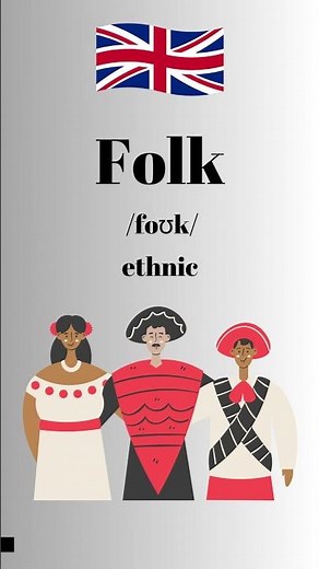 How to Pronounce Folk in English British Accent #learnenglish #learnenglishtogether