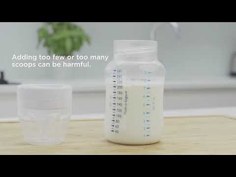 How to Prepare a Bottle with Aptamil Infant Formula