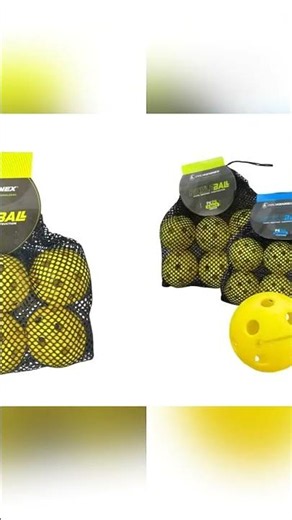 Pro Kennex Pickleball Balls - Indoor 26 Holes - 6 Packs